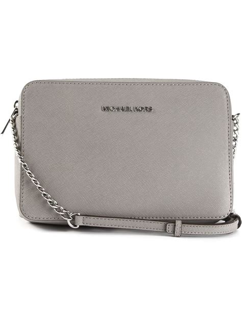 michael kors purse black and grey|gray crossbody purse boutique.